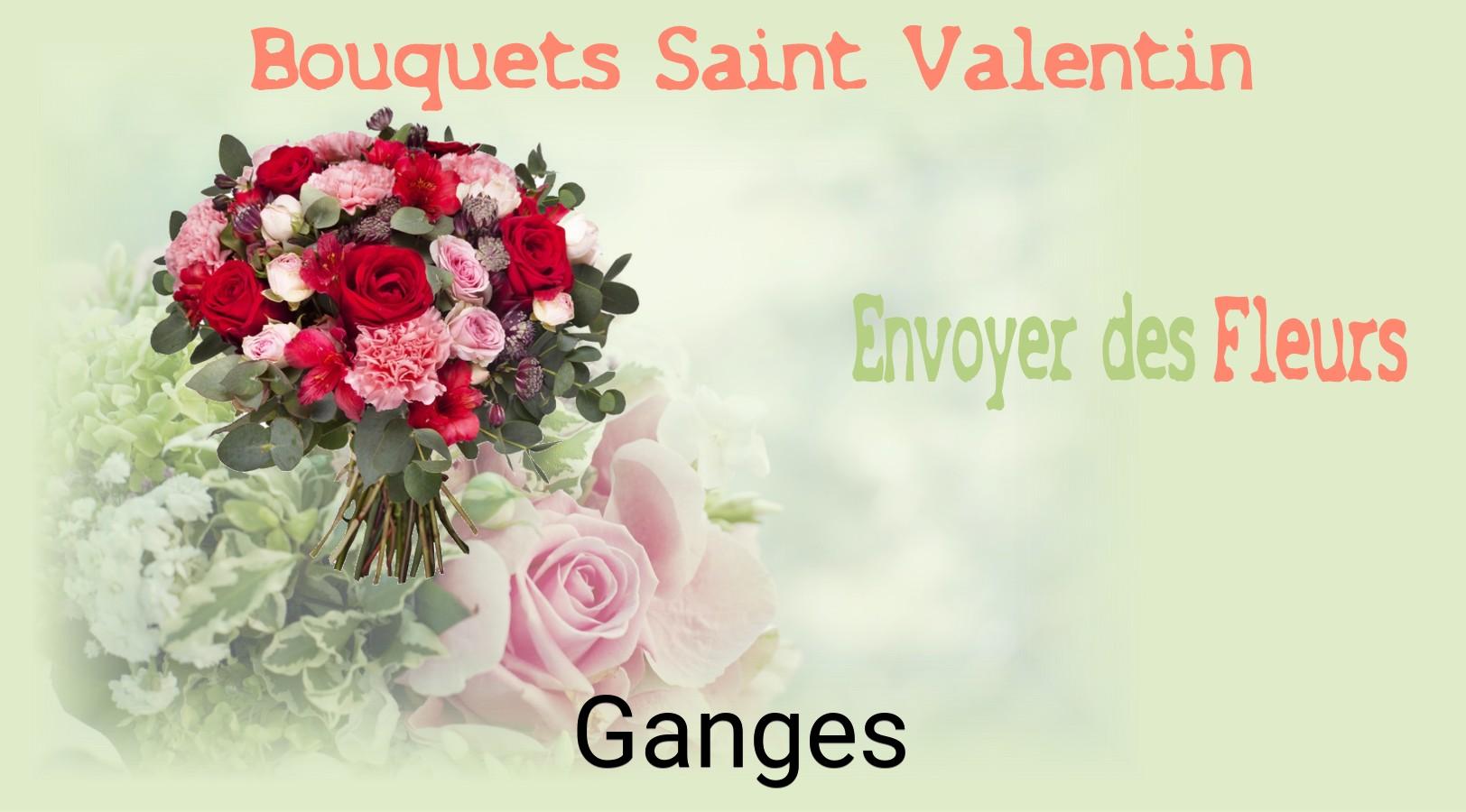 Roses de Saint-Valentin livrées à Ganges
